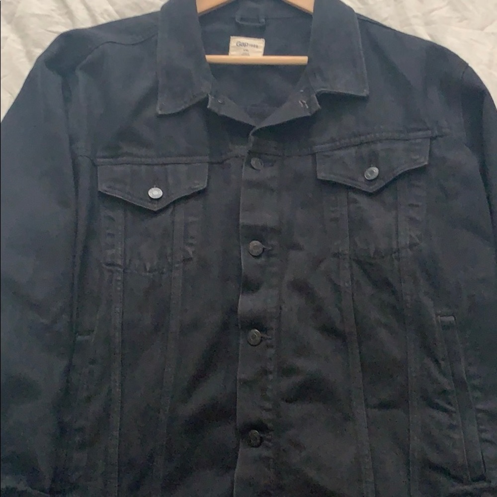 Black Denim Gap Jacket XXL